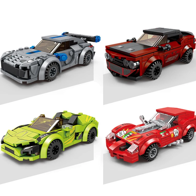 

new Speed Champions City Vehicles Super Racers Super Racing Car Model Building Blocks Bricks Toys Friends Classic MOC technique