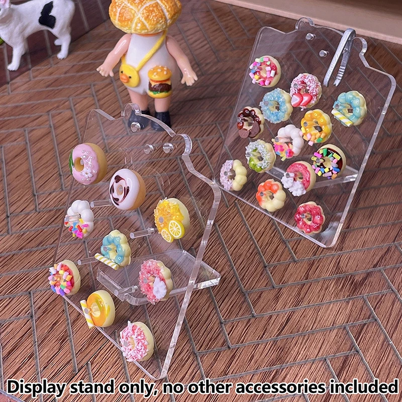 1:12 Dollhouse Miniature Cake Display Shelf Cartoon Shelf Rack Transparent Acrylic Donut Pastry Stand Model Supermarket Decor
1:12 Dollhouse Miniature Cake Display Shelf Cartoon Shelf Rack Transparent Acrylic Donut Pastry Stand Model Supermarket Decor