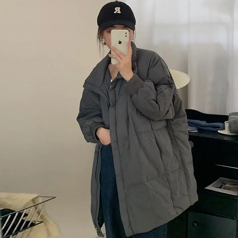 2023 New Winter Long Parka Jacket Women Thick White Duck Down Coats Female Stand Collar Loose Casual Down Jackets Outwear A75
2023 New Winter Long Parka Jacket Women Thick White Duck Down Coats Female Stand Collar Loose Casual Down Jackets Outwear A75