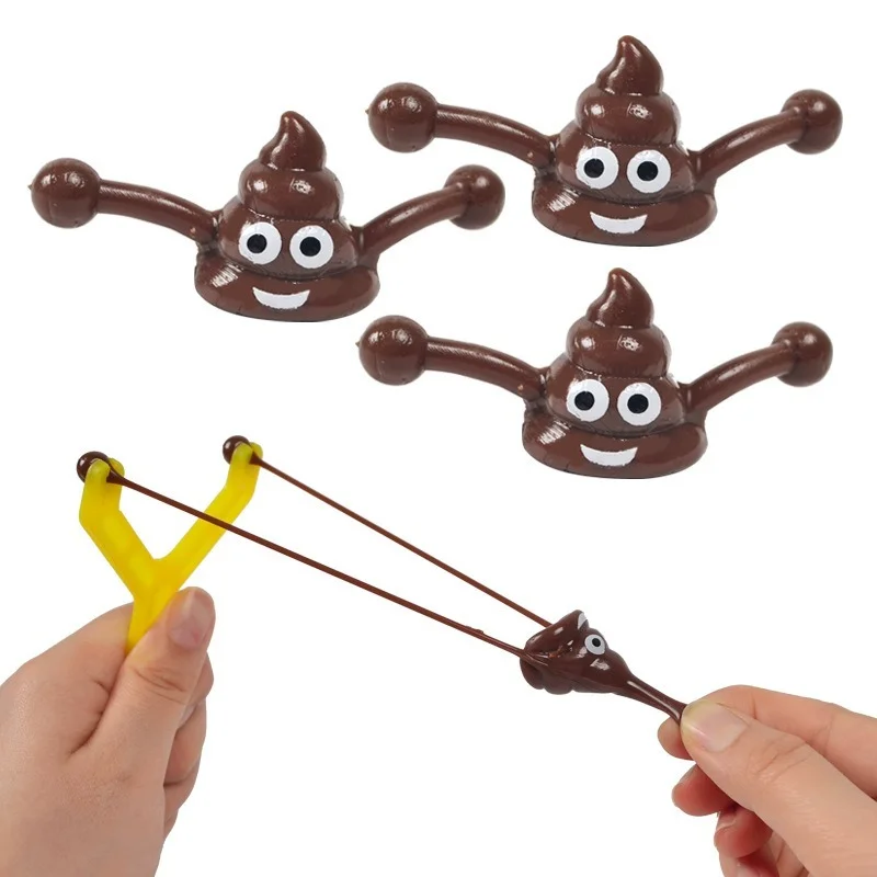 Funny Catapult Launch Poop Toys Slingshot Poop Antistress Practice Elastic Flying Finger Excrement Sticky Decompression Toy
Funny Catapult Launch Poop Toys Slingshot Poop Antistress Practice Elastic Flying Finger Excrement Sticky Decompression Toy