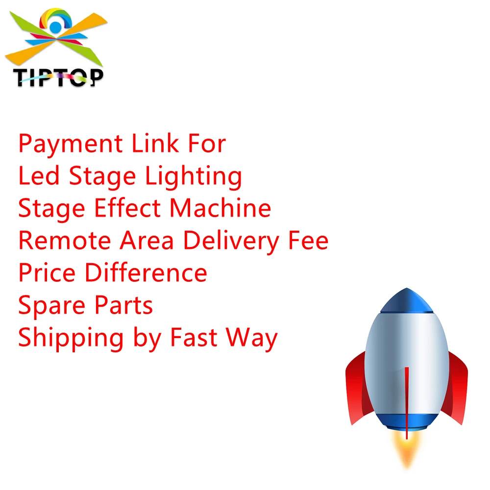 

TIPTOP Price Difference Payment Link For Stage Light Effect Machine Spare Parts Main Board Motor Power Supply Led Fast Delivery