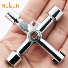 Multi-function 4 In 1 Universal Cross Key Triangle Key for Train Electrical Elevator Cabinet Valve Alloy Triangle Square Wrench
Multi-function 4 In 1 Universal Cross Key Triangle Key for Train Electrical Elevator Cabinet Valve Alloy Triangle Square Wrench