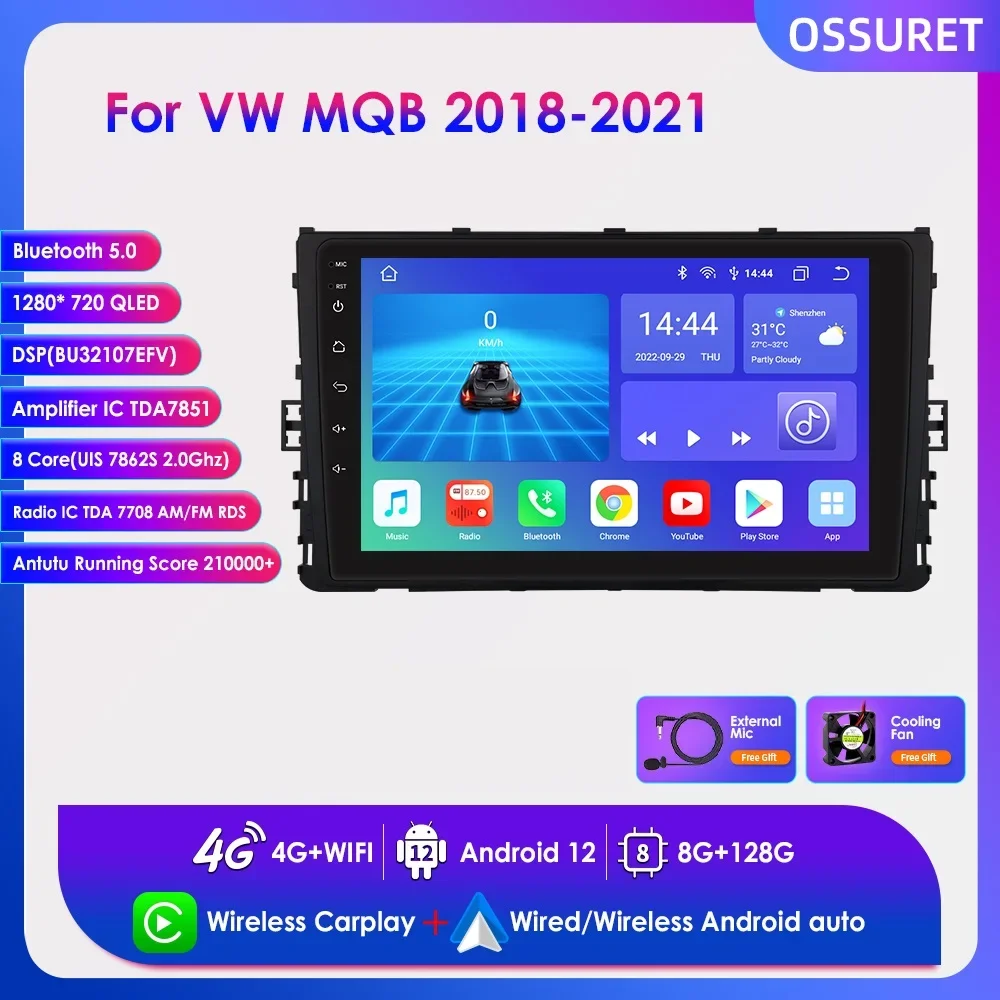 Автомобильный мультимедийный плеер, экран 9 дюймов для Volkswagen MQB Polo 2018-2021, Android 12, GPS, RDS, BT, навигация, 4G, LTE, RDS, DSP, стерео
Автомобильный мультимедийный плеер, экран 9 дюймов для Volkswagen MQB Polo 2018-2021, Android 12, GPS, RDS, BT, навигация, 4G, LTE, RDS, DSP, стерео