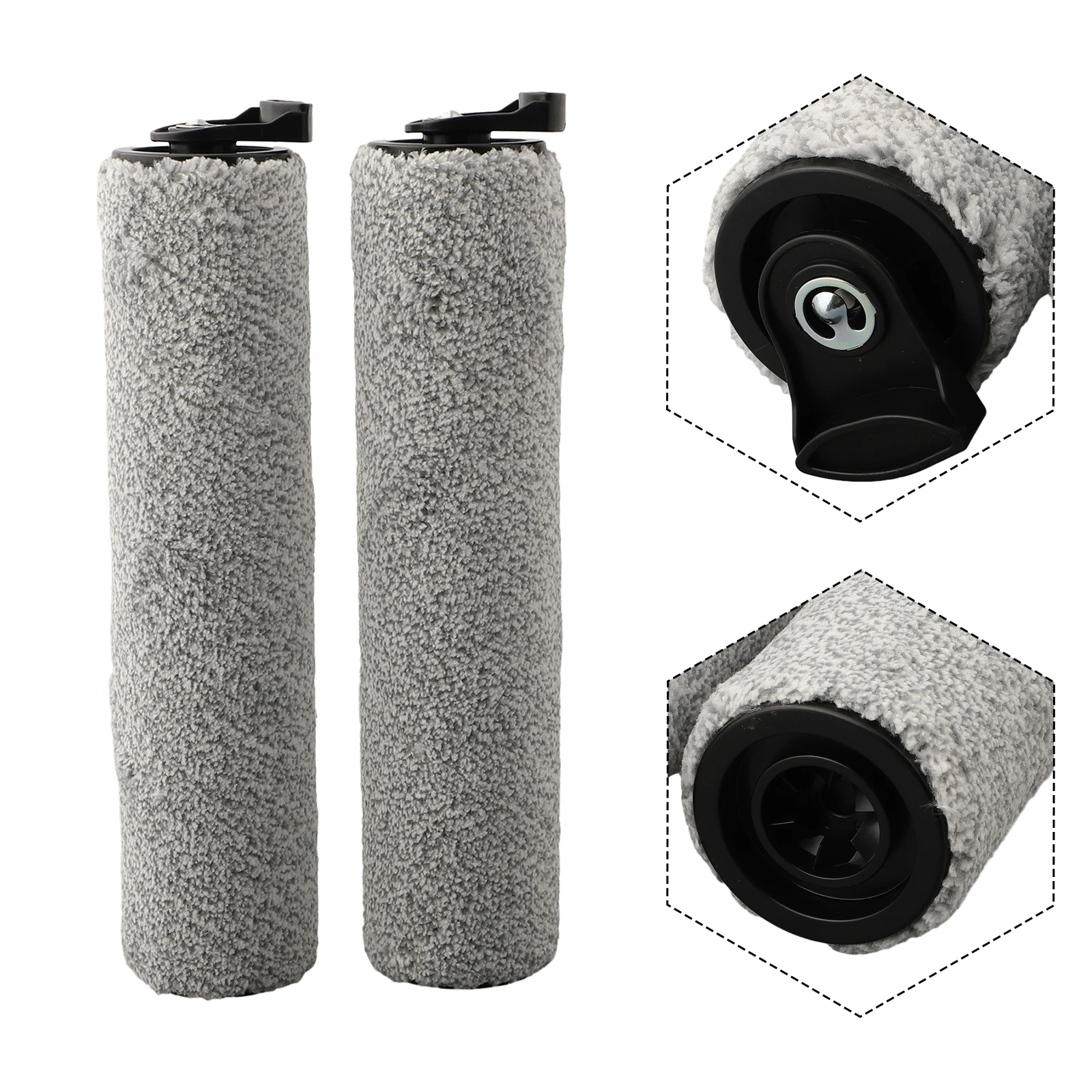For Tineco iFloor 2 Wet Dry Cordless Vacuum Roller Brush 2 Pack Deep Clean Fibers Powerful Stain Removal Compatible
For Tineco iFloor 2 Wet Dry Cordless Vacuum Roller Brush 2 Pack Deep Clean Fibers Powerful Stain Removal Compatible
