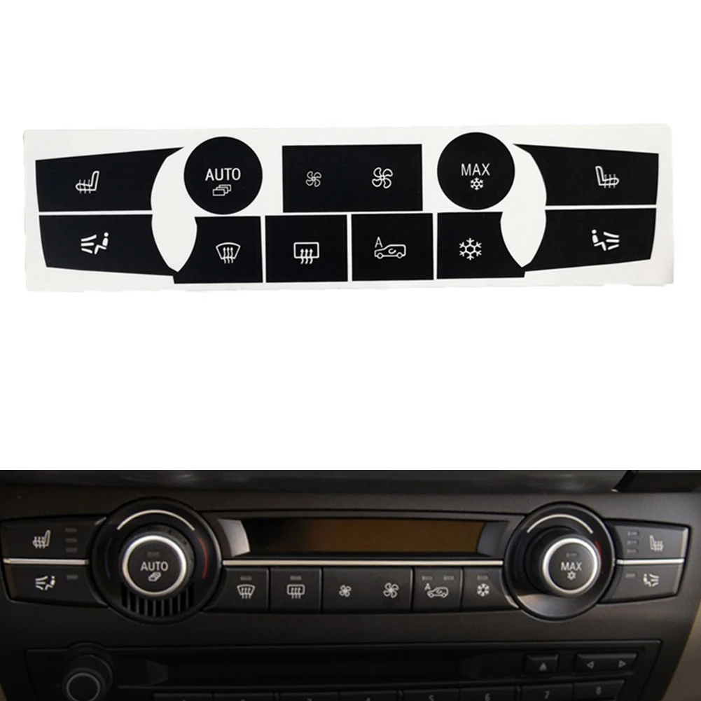 1Set AC Control Button Knob Sticker Climate Control Repair Decal Kit For BMW X5 E70 X6 E71 Replacement Car Accessories
1Set AC Control Button Knob Sticker Climate Control Repair Decal Kit For BMW X5 E70 X6 E71 Replacement Car Accessories