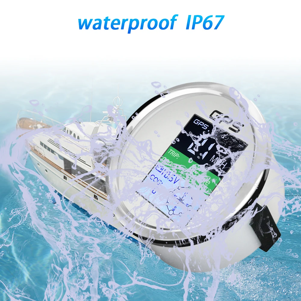 Car Boat HD 85mm Digital GPS Speedometer Odometer 0-999999 Adjustable Tripmeter COG Km/h MPH Knots Voltmeter With GPS Antenna
Car Boat HD 85mm Digital GPS Speedometer Odometer 0-999999 Adjustable Tripmeter COG Km/h MPH Knots Voltmeter With GPS Antenna
