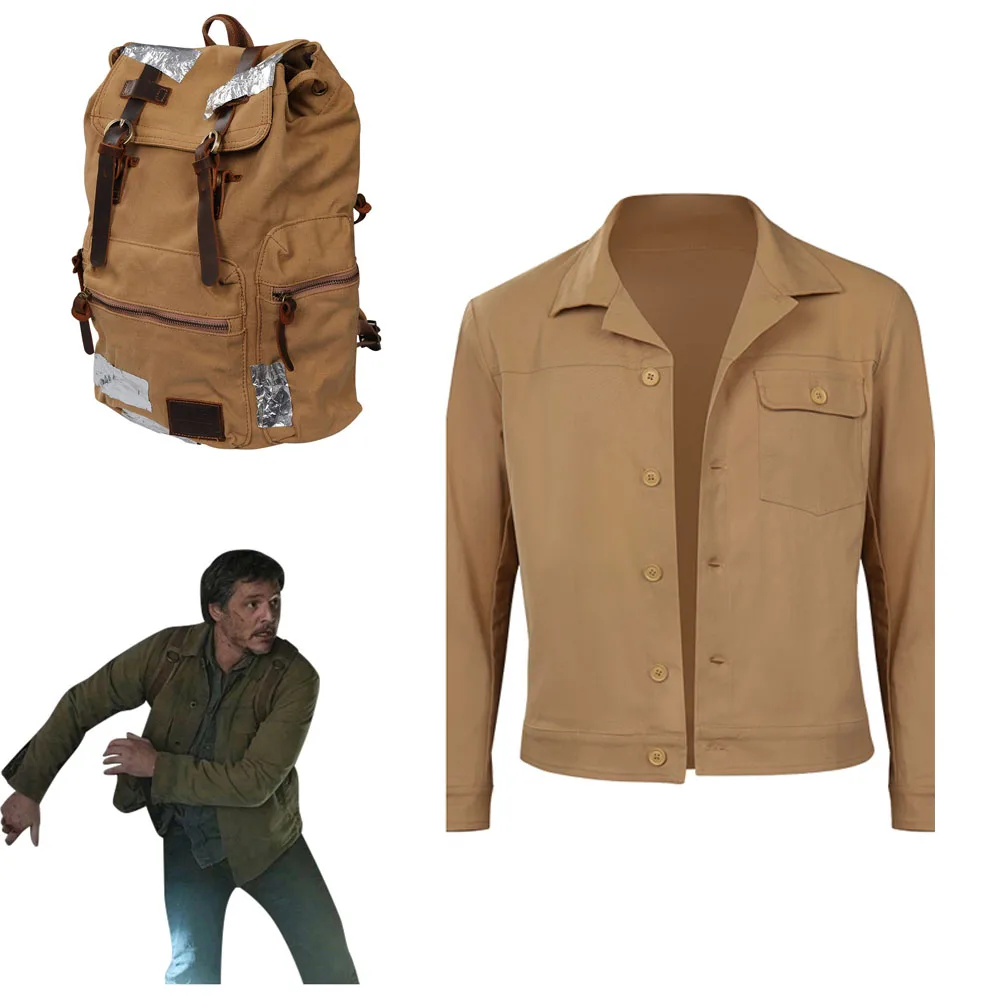 The Last of Us Joel Miller Cosplay Costume Shirt Coat Outfit Backpack Bag Movie Halloween Carnival Suit Top For Adult Men Male
The Last of Us Joel Miller Cosplay Costume Shirt Coat Outfit Backpack Bag Movie Halloween Carnival Suit Top For Adult Men Male