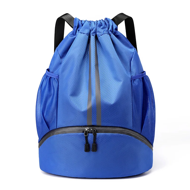 

Drawstring Backpack For Women Large Capacity Waterproof Fitness Sports Ball Bags Dry Wet Separation Schoolbag Travel Rucksack