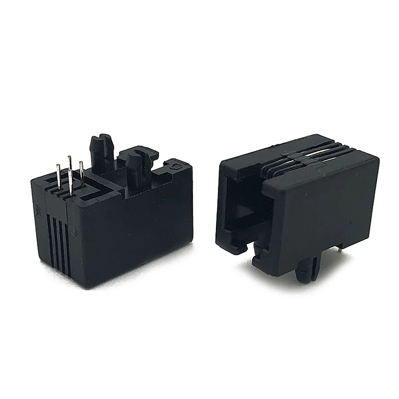 50PCS RJ11 RJ12 RJ45 Connector Curved Pin 4P4C 6P6C 8P8C Female Jack Pcb RJ9 Connector
50PCS RJ11 RJ12 RJ45 Connector Curved Pin 4P4C 6P6C 8P8C Female Jack Pcb RJ9 Connector