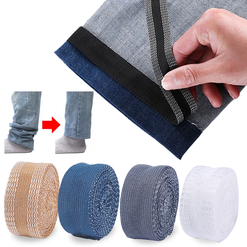 

1M-50M Modify Hem Trouser Cuff Sticker Ironing Self-adhesive No Need Sew No Need Cut Close Trouser Cuff Length Change To Shorter