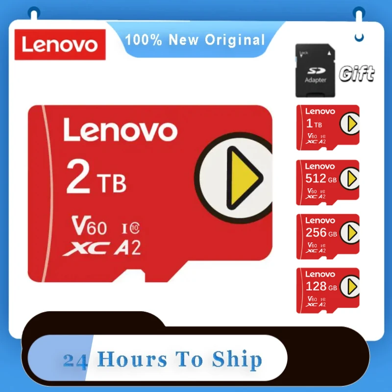 Lenovo NEW Class 10 высокоскоростная карта памяти Micro TF Sd на 1 ТБ, карта памяти большой емкости для камеры, смартфона с адаптером
Lenovo NEW Class 10 высокоскоростная карта памяти Micro TF Sd на 1 ТБ, карта памяти большой емкости для камеры, смартфона с адаптером