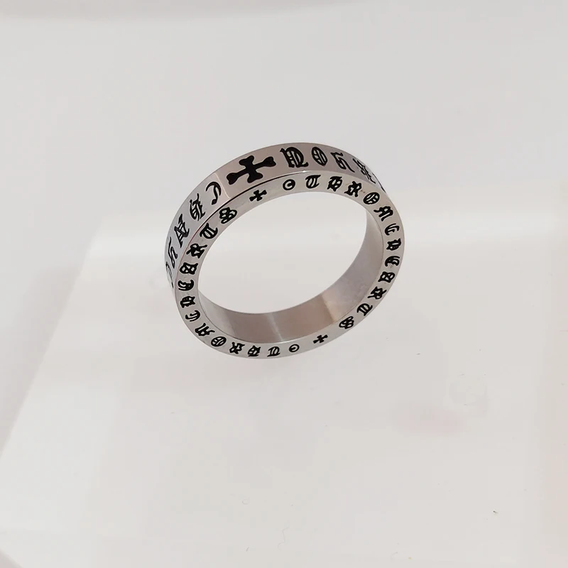 Vintage Women's Men's Cross Rings Korean Style Designer Jewelry Love Girlfriend Gift Silver Color Rings for Couple Men Women
Vintage Women's Men's Cross Rings Korean Style Designer Jewelry Love Girlfriend Gift Silver Color Rings for Couple Men Women