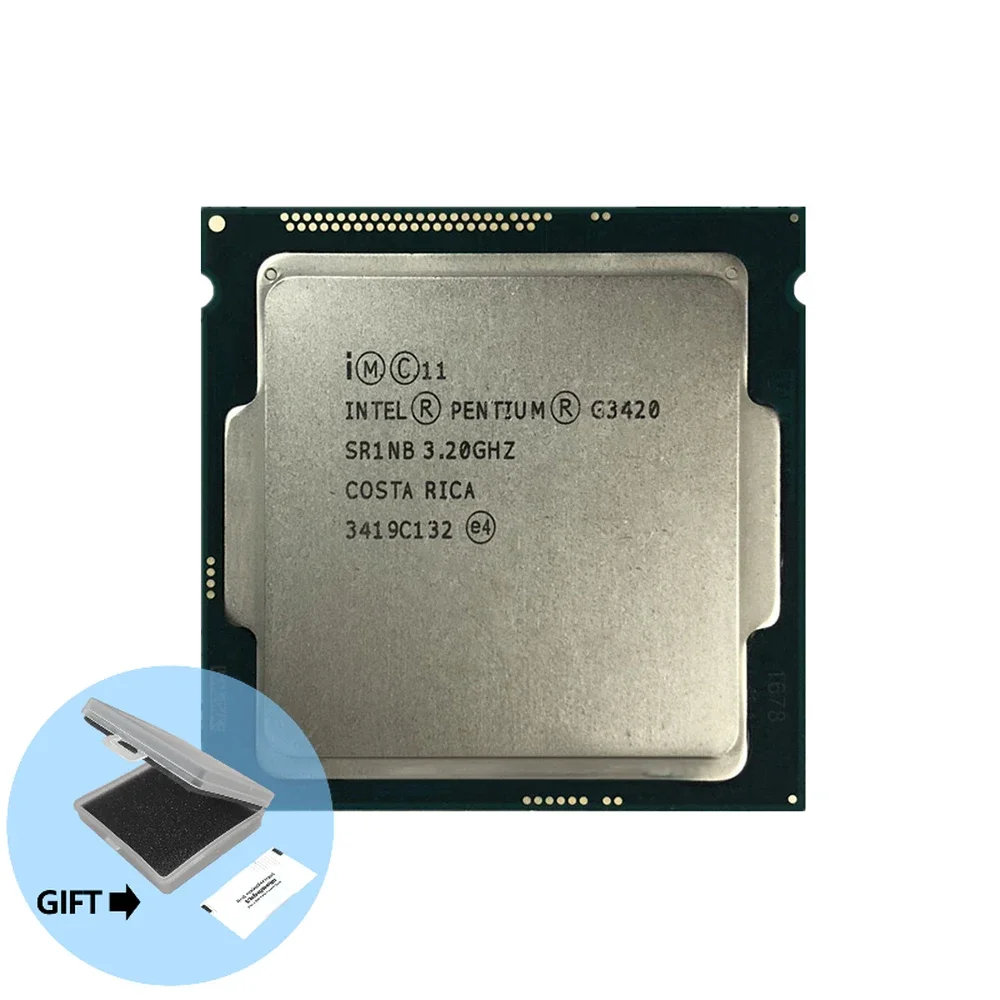 

Intel Pentium G3420 3.2GHz Dual-Core 3M 53W LGA 1150 CPU Processor