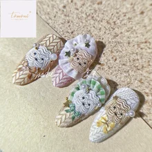 2022 5D Embossed Sweater Cream Dog Design Nail Art Stickers Wraps Foils Creative Winter Nail Sticker With Textured for Manicure
2022 5D Embossed Sweater Cream Dog Design Nail Art Stickers Wraps Foils Creative Winter Nail Sticker With Textured for Manicure