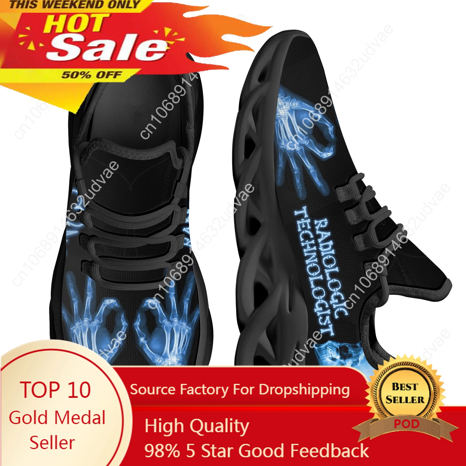 

Men Sneakers Shoes Radiologic Technologist Blue Print Casual Men's Lightweight Flats Footwear Zapatillas Hombre 2023