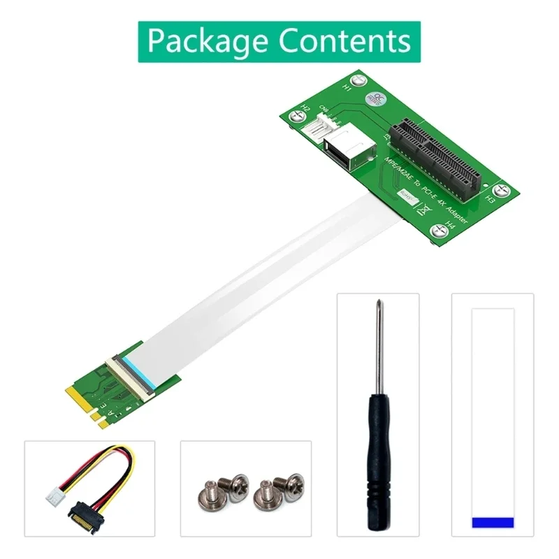 NGFF M.2 Key A/E to PCIExpress USB 2.0 Card with FPC Extension Cable 4Pin Power Magnetic Pad Horizontal Install
NGFF M.2 Key A/E to PCIExpress USB 2.0 Card with FPC Extension Cable 4Pin Power Magnetic Pad Horizontal Install