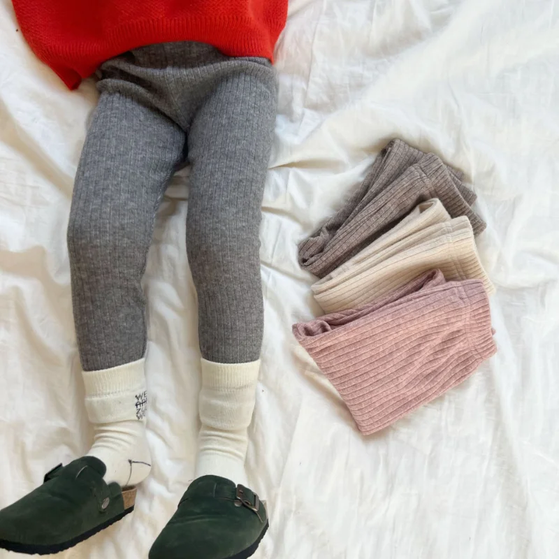 Autumn Winter Kids Leggings solid color stretch skinny pants Girls Boys all-match trousers
Autumn Winter Kids Leggings solid color stretch skinny pants Girls Boys all-match trousers