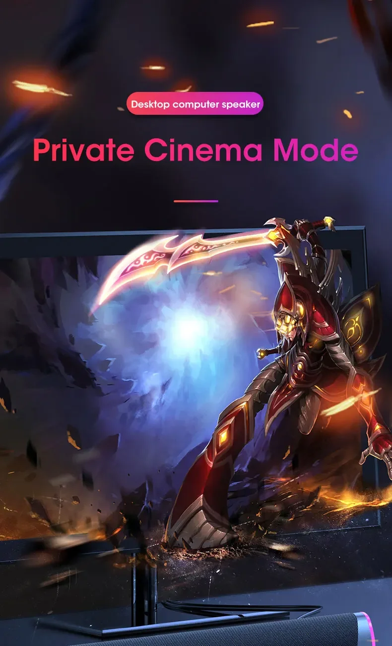 Barra de altavoz 4D Bluetooth Subwoofer de sonido estéreo, Altavoz con cable Bluetooth para MacBook, portátil, PC, Notebook, reproductor de música y Audio 13 Barra de altavoz 4D Bluetooth Subwoofer Barra de altavoz 4D Bluetooth Subwoofer de sonido estéreo, Altavoz con cable Bluetooth para MacBook, portátil, PC, Notebook, reproductor de música y Audio » Barra de altavoz 4D Bluetooth Subwoofer