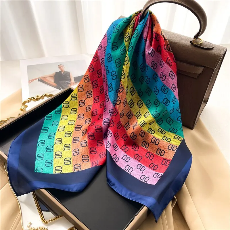 Luxury Satin Silk Square Scarf for Women Design Hair Ribbon Neckerchief Bandana Female Hijab Headband Wrist Wraps Shawl 7 Mallzona Sa7040952281d48789628e9b53d62ad23C Luxury Satin Silk Square Scarf for Women Design Hair Ribbon Neckerchief Bandana Female Hijab Headband Wrist Wraps Shawl Mallzona