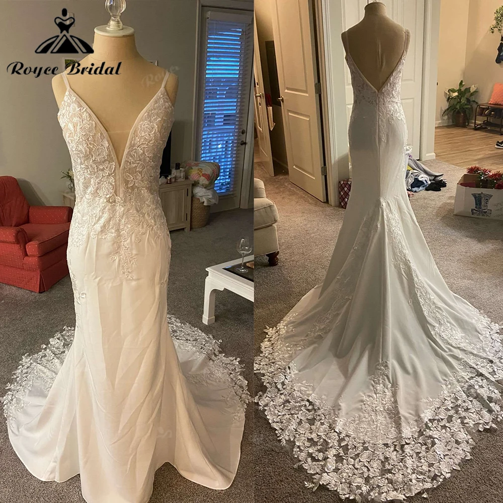 Свадебные платья Roycebridal в стиле бохо с юбкой-годе с V-образным вырезом, кружевное Элегантное свадебное платье на бретелях-спагетти, пикантное свадебное платье в стиле кантри
Свадебные платья Roycebridal в стиле бохо с юбкой-годе с V-образным вырезом, кружевное Элегантное свадебное платье на бретелях-спагетти, пикантное свадебное платье в стиле кантри