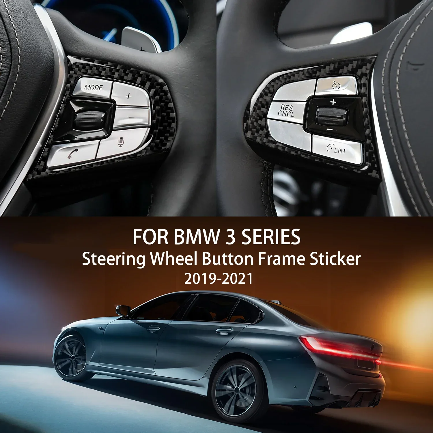 Автомобильная наклейка на руль из углеродного волокна для BMW 3 серии G20 G28 325li 330d 335 2019-2021, аксессуары
Автомобильная наклейка на руль из углеродного волокна для BMW 3 серии G20 G28 325li 330d 335 2019-2021, аксессуары