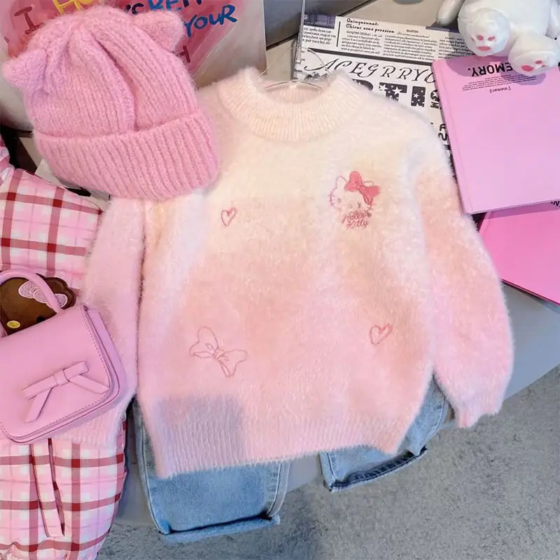 Kawaii Y2K детская одежда Hellokitty аниме милая искусственная Высококачественная нижняя рубашка для отдыха теплые мягкие топы для девочек Подарки
Kawaii Y2K детская одежда Hellokitty аниме милая искусственная Высококачественная нижняя рубашка для отдыха теплые мягкие топы для девочек Подарки