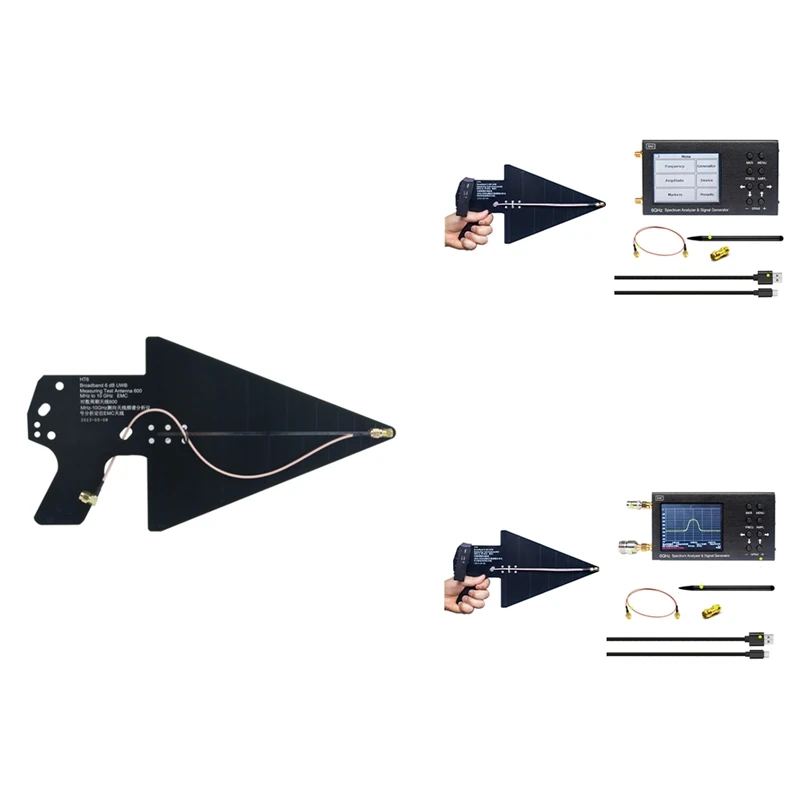 

HT6 50 Ohm Suitable For SA6 Spectrum Analyzer Broadband Antenna 5W Directional Antenna RF 600M-10G UWB Antenna Board