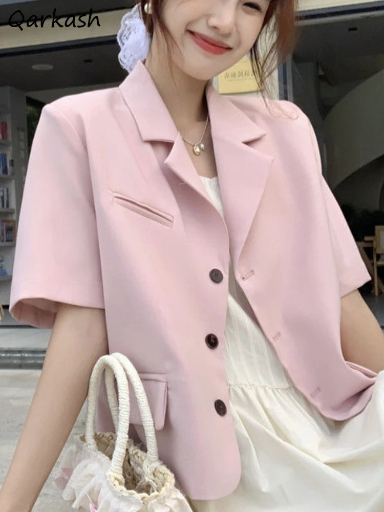 Baggy Office Lady Blazers Women Solid Temperament Summer Vintage Thin Basics Work Wear Minimalist Daily Mujer Ulzzang Minority
Baggy Office Lady Blazers Women Solid Temperament Summer Vintage Thin Basics Work Wear Minimalist Daily Mujer Ulzzang Minority