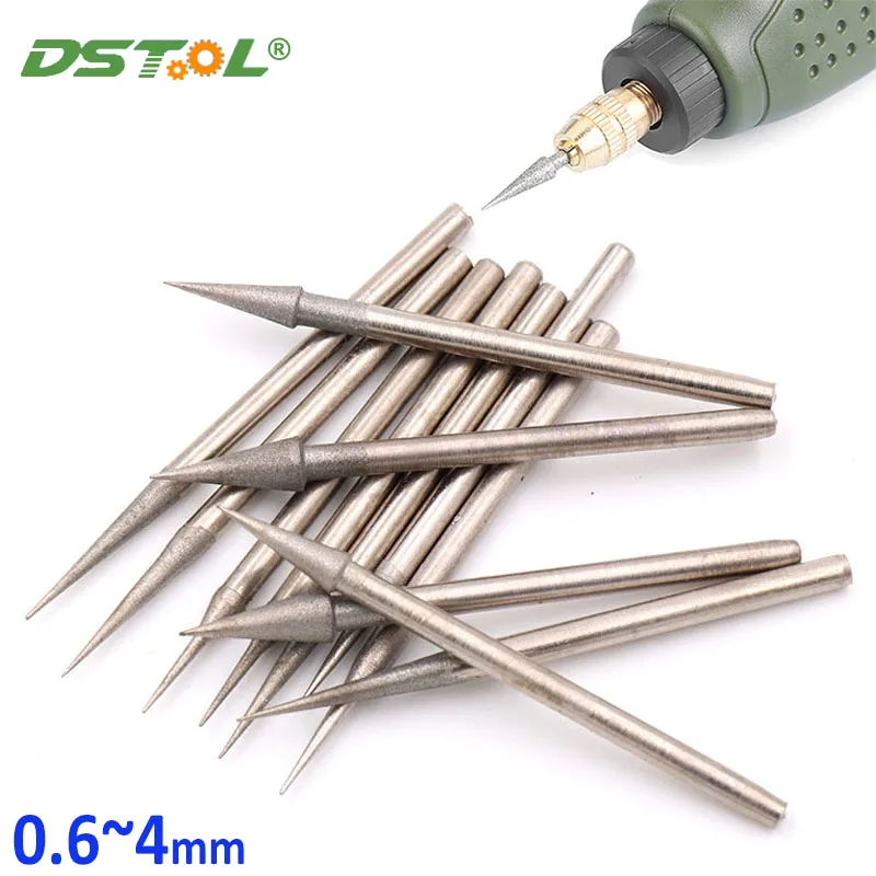 Cone Rotary Tapered For Head Diamond Grinding Bits Burrs Metal Stone Lapidary Tools Bit Universal Carving Fitment 0.6 0.8 1~4mm
Cone Rotary Tapered For Head Diamond Grinding Bits Burrs Metal Stone Lapidary Tools Bit Universal Carving Fitment 0.6 0.8 1~4mm