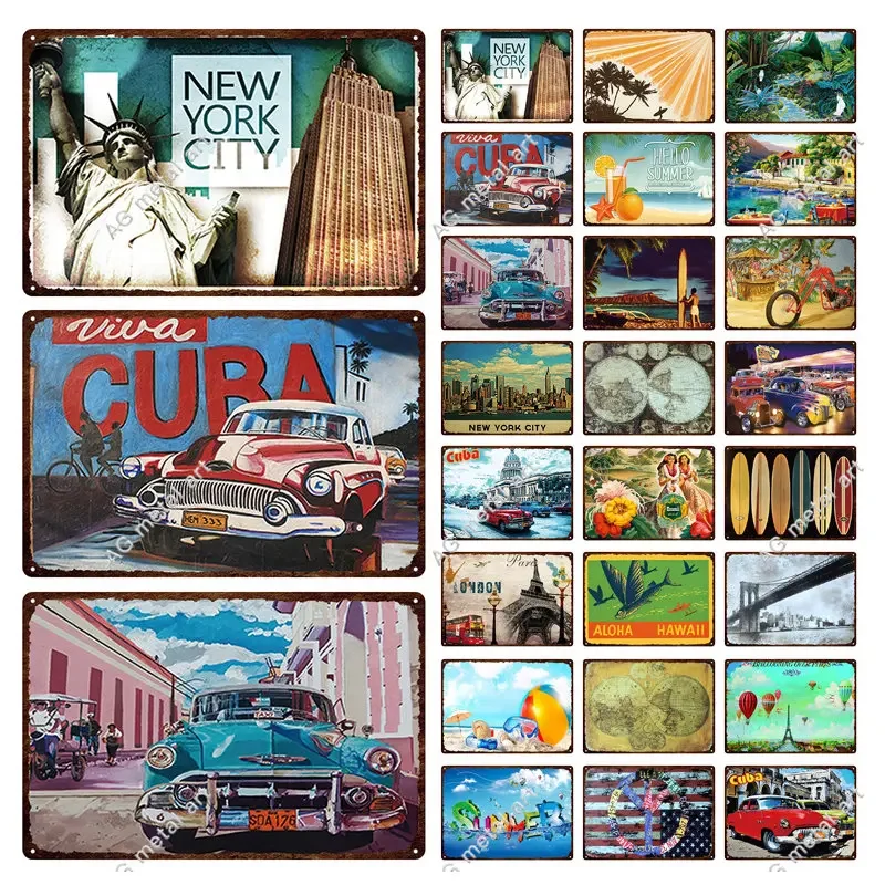 City Landscape Building Car Beach Plate Painting Vintage Metal Tin Signs Decor Bar Garage Man Cave Wall Plaques Sign Decoration
City Landscape Building Car Beach Plate Painting Vintage Metal Tin Signs Decor Bar Garage Man Cave Wall Plaques Sign Decoration