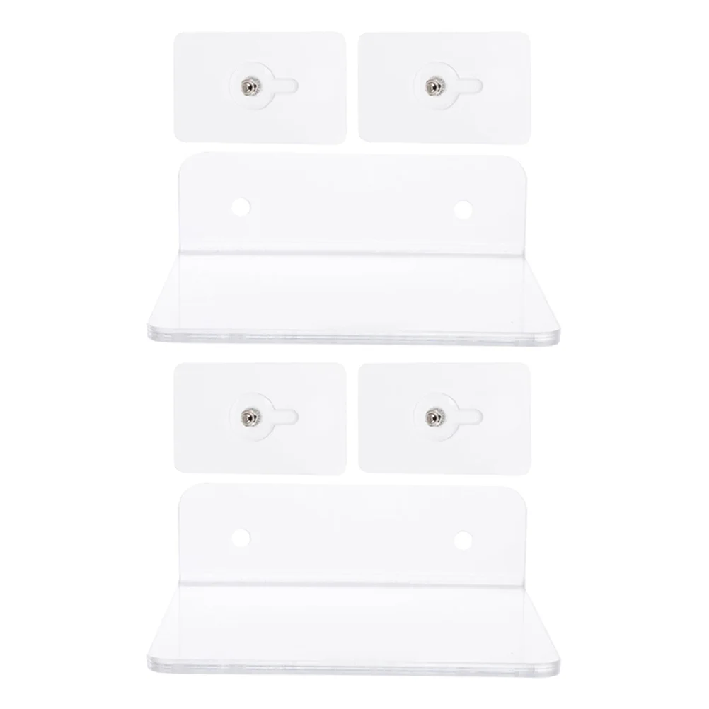 2 Pcs Storage Shelves Acrylic Rack Durable Shelf Wall-mounted Stand Floating No Punching Bathroom Accessory
2 Pcs Storage Shelves Acrylic Rack Durable Shelf Wall-mounted Stand Floating No Punching Bathroom Accessory