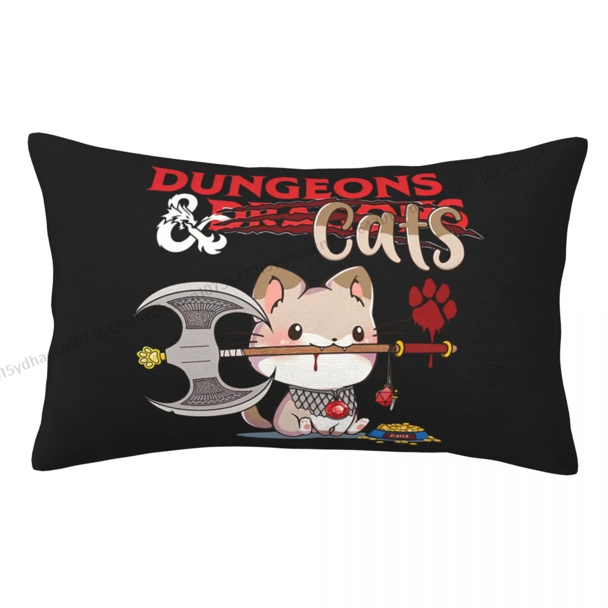 Cats Printed Pillow Case DND Game Backpack Cojines Covers Kawaii Sofa Decor Pillowcase
Cats Printed Pillow Case DND Game Backpack Cojines Covers Kawaii Sofa Decor Pillowcase