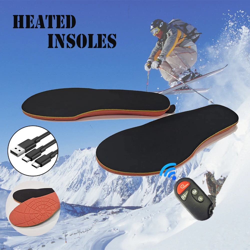 Heated Insoles USB Charging Remote Control Heating Built-in Battery 3-7H Use, Winter Foot Warmer Electric Heating Insoles
Heated Insoles USB Charging Remote Control Heating Built-in Battery 3-7H Use, Winter Foot Warmer Electric Heating Insoles