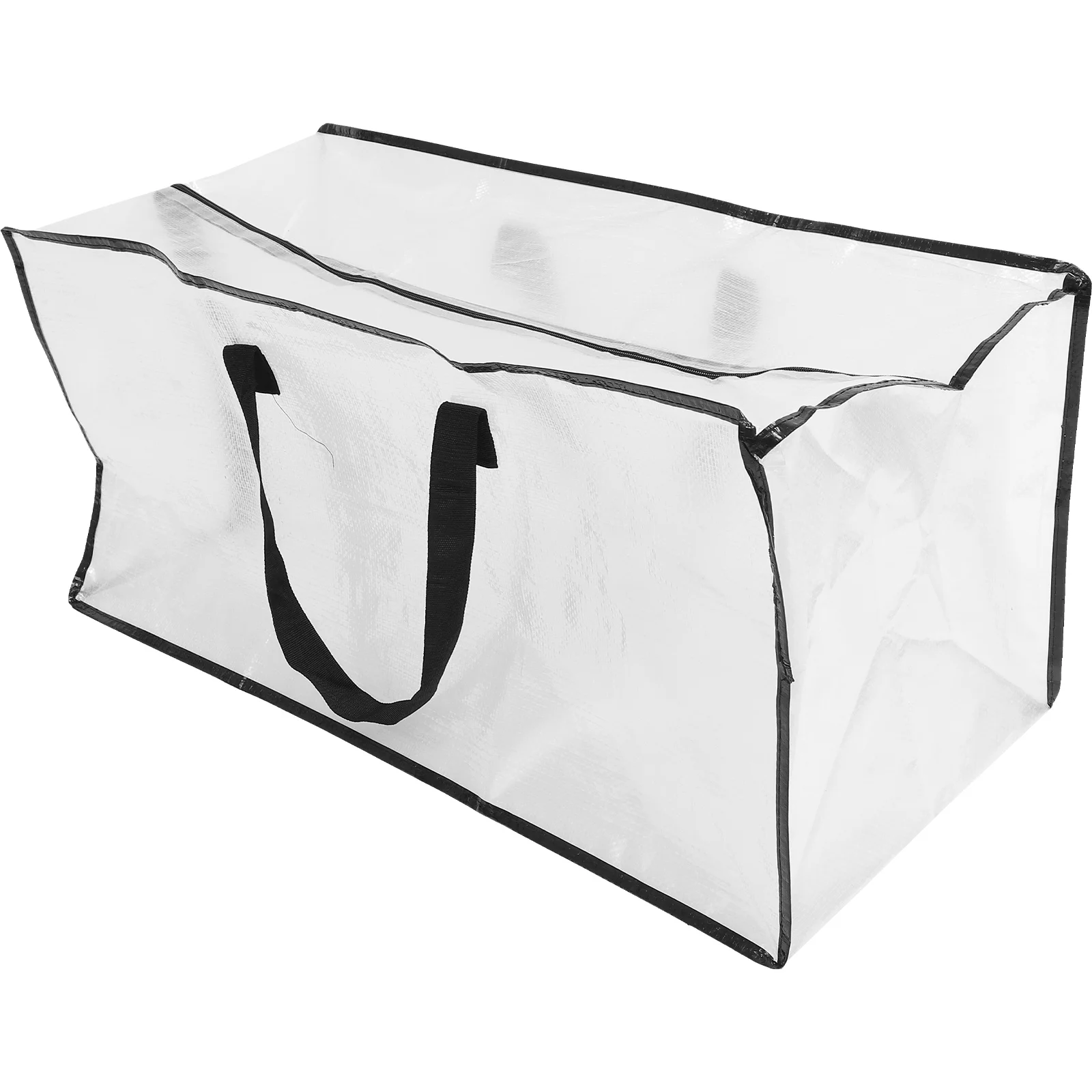 

Storage Bags Handbags Moving Packing Woven Duffel Waterproof Quilt Translucent Clear Bed Pillow Travel