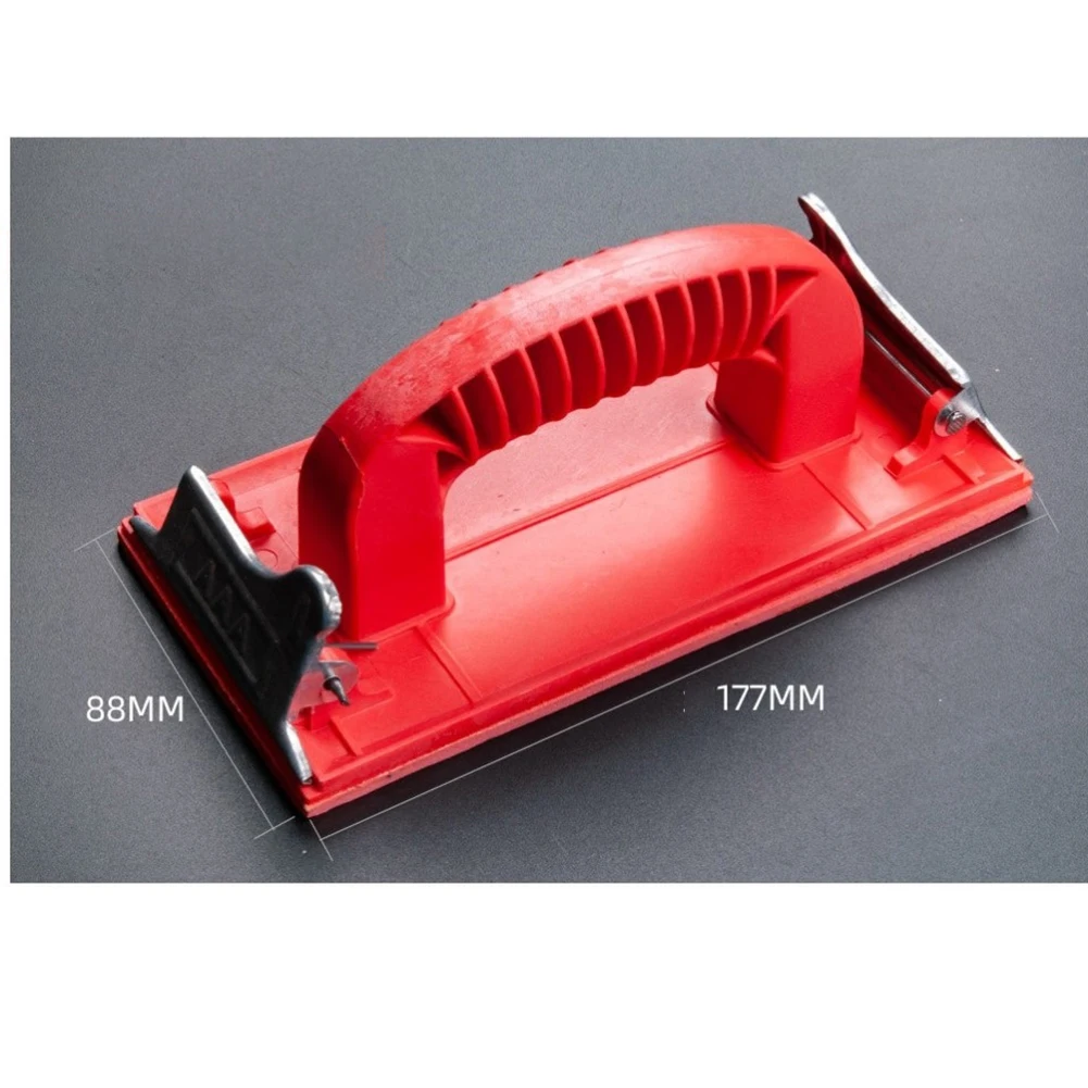 180*85*30mm Plastic/foam Sandpaper Holder Grinding Polish Metal Clips For Woodworking Wall Sand Board Abrasive Tool
180*85*30mm Plastic/foam Sandpaper Holder Grinding Polish Metal Clips For Woodworking Wall Sand Board Abrasive Tool