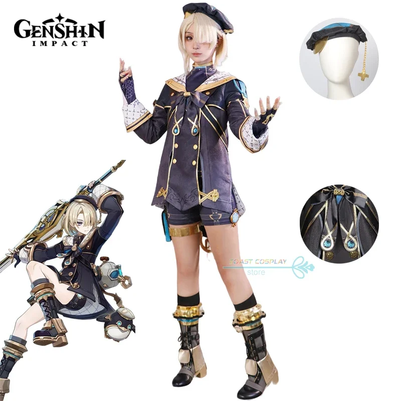 

Freminet Cosplay Game Genshinimpact Freminet Cosplay Costume Anime Uniform Halloween Party Role Play Costume Full Set Cos