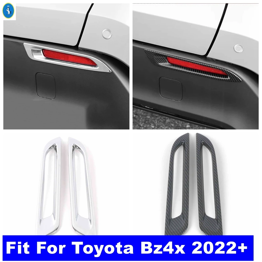 Fit For Toyota Bz4x 2022 2023 Carbon Fiber / Chrome Car Rear Foglight Fog Lamp Cover Trim Protect Exterior Accessories Auto Kit
Fit For Toyota Bz4x 2022 2023 Carbon Fiber / Chrome Car Rear Foglight Fog Lamp Cover Trim Protect Exterior Accessories Auto Kit