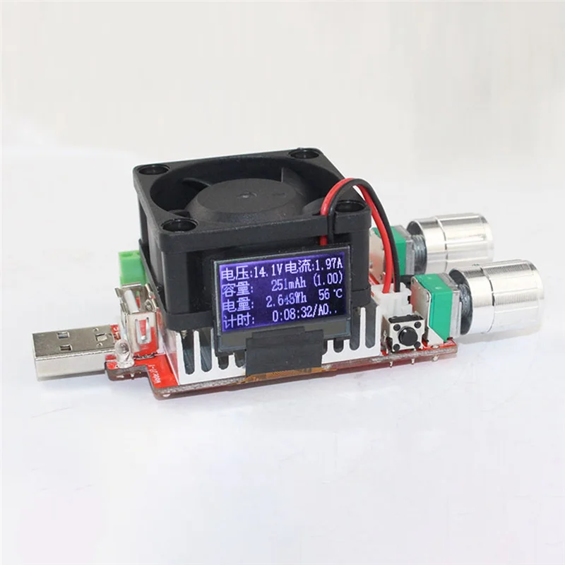 35W USB Tester Electronic Load Adjustable Constant Current Aging Resistor Voltage Capacity Qualcomm Qc2.0/3.0
35W USB Tester Electronic Load Adjustable Constant Current Aging Resistor Voltage Capacity Qualcomm Qc2.0/3.0