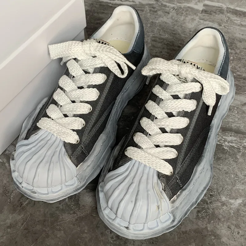 MMY Men Shoes Thick Bottom Melt Bottom Sneaker Mihara Canvas Shoes Women Causal Shoes Trend Borad Shoes
MMY Men Shoes Thick Bottom Melt Bottom Sneaker Mihara Canvas Shoes Women Causal Shoes Trend Borad Shoes
