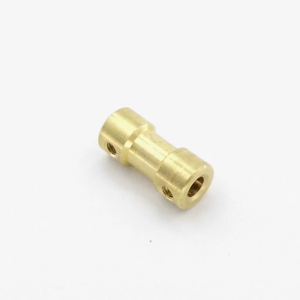 Brass Motor Shaft Coupling, 22 333 17456mm Diameter, 9mm Cross Section, M3 Screw Holes, Ideal for RC Boat Car Robot
Brass Motor Shaft Coupling, 22 333 17456mm Diameter, 9mm Cross Section, M3 Screw Holes, Ideal for RC Boat Car Robot
