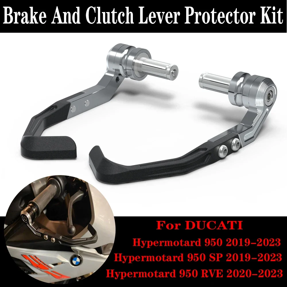 

For Ducati Hypermotard 950 / 950 SP / 950 RVE / 2019-2023 Brake and Clutch Lever Protector Kit