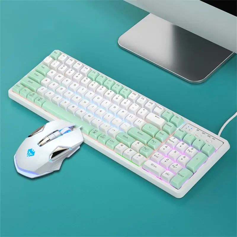 Universal Keyboard And Mouse Set Ergonomics Gaming Keyboard Linear Red Axis Hot Plug Mechanical Keyboard Wired Hot Swap Keyboard 
Universal Keyboard And Mouse Set Ergonomics Gaming Keyboard Linear Red Axis Hot Plug Mechanical Keyboard Wired Hot Swap Keyboard