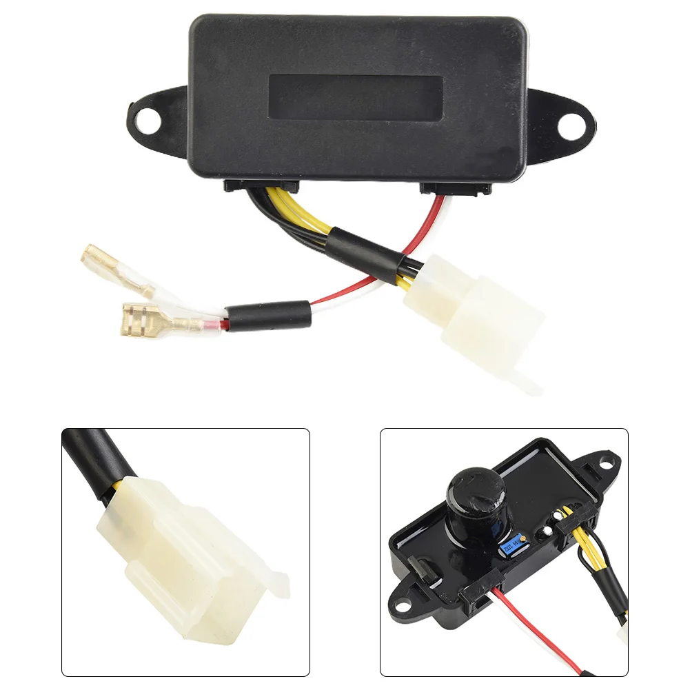 080526TT10-7C AVR Voltageregulator 2kw-4.5kw About 110*38*35mm Black Gasoline Generator Accessories Plastic+cable+power Supply
080526TT10-7C AVR Voltageregulator 2kw-4.5kw About 110*38*35mm Black Gasoline Generator Accessories Plastic+cable+power Supply