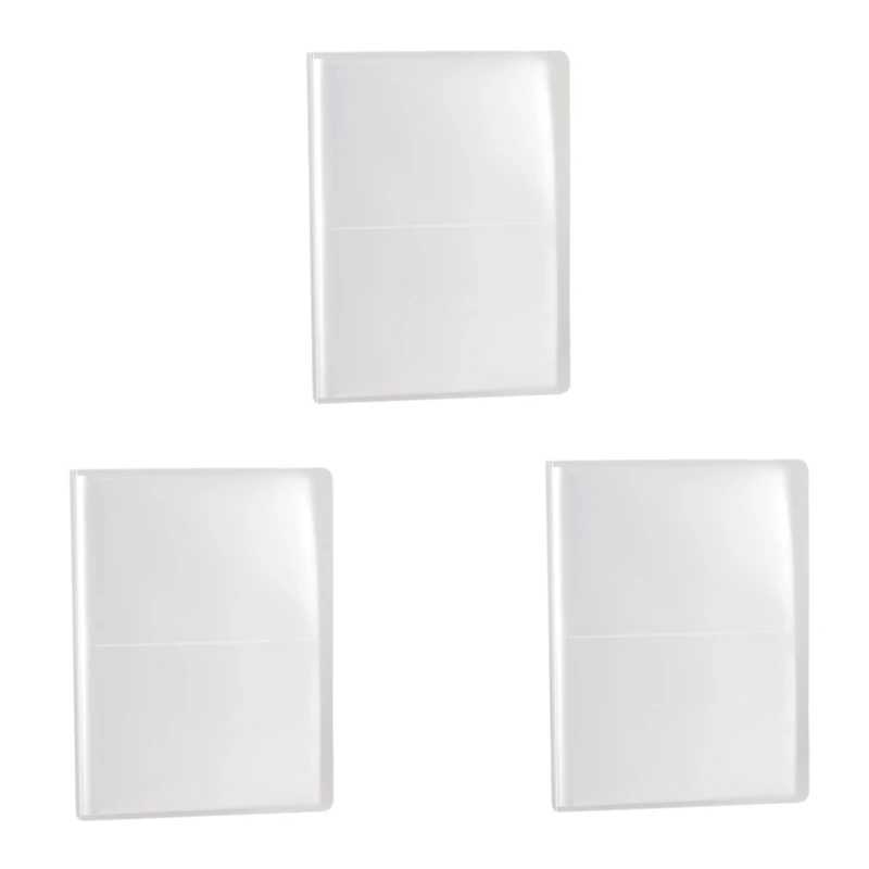 

3X PP Pure Frosted Simple Cover Transparent Insert Type 5R 7 Inch PP Photo Album/Postcard Book Write Collection