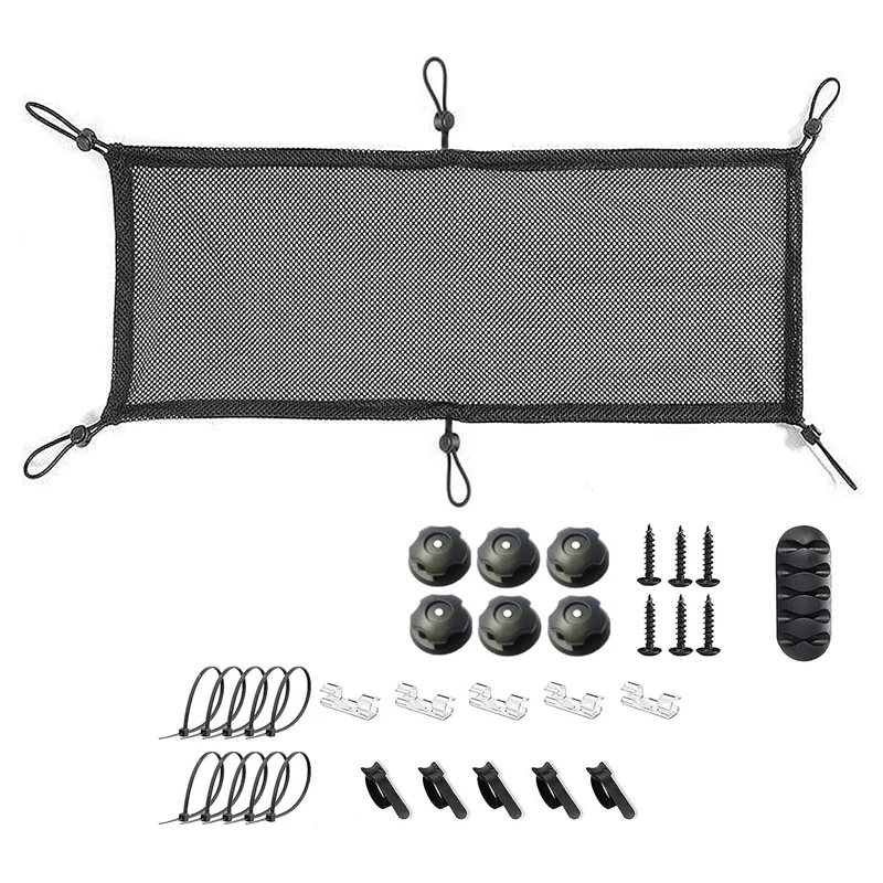 Under Desk Cable Management Net, Under Table Cord Management Mesh Organizer Flexible Wire Hiders 50x25cm
Under Desk Cable Management Net, Under Table Cord Management Mesh Organizer Flexible Wire Hiders 50x25cm
