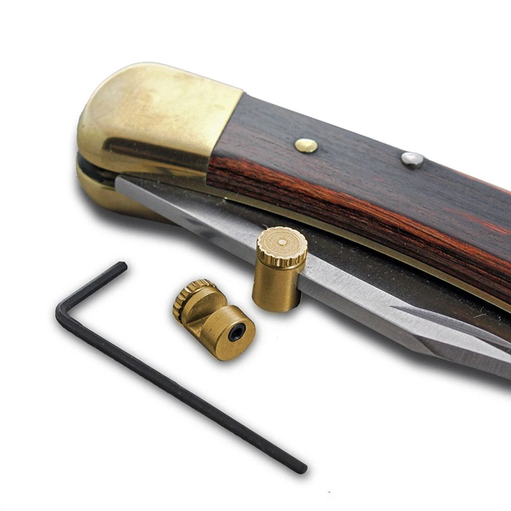 1Pcs Hand Tool Knives Blades Parts Thumb Stud Wrench Push Cutter Button 416 Stainless Steel Material 110 Cutter With Screw
1Pcs Hand Tool Knives Blades Parts Thumb Stud Wrench Push Cutter Button 416 Stainless Steel Material 110 Cutter With Screw