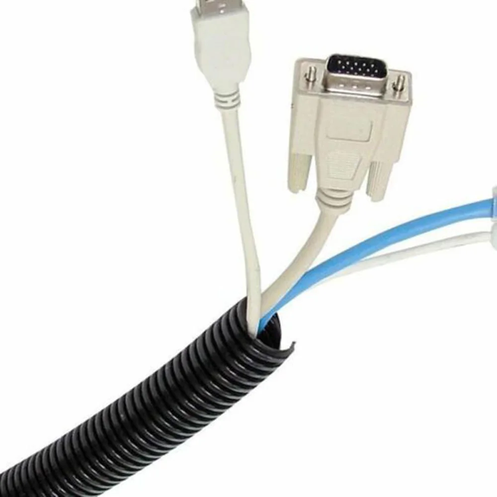 Durable High Quality Wire Loom Tubing Sleeve Tools Wear-Resistant 1/4" Wiring Color Electrical Opening section
Durable High Quality Wire Loom Tubing Sleeve Tools Wear-Resistant 1/4" Wiring Color Electrical Opening section
