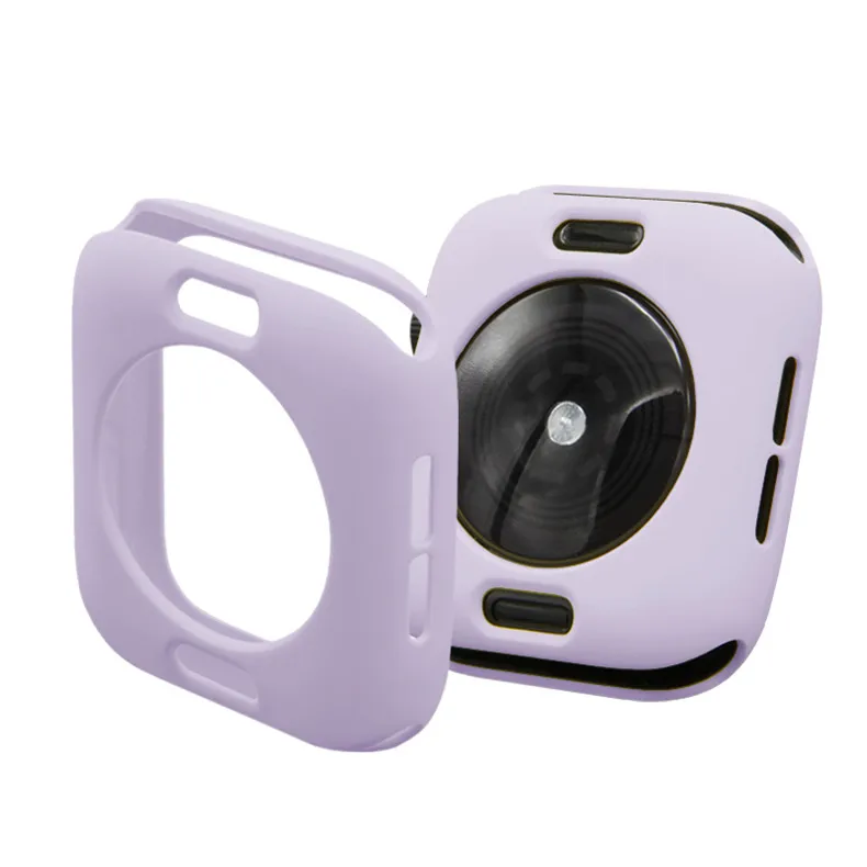 Cover for Apple Watch case 44MM 40MM 38MM 42MM 41MM 45MM Soft TPU Cover screen Protector Apple watch Series 9 8 7 6/5/4/3/2/SE Cover for Apple Watch case 44MM 40MM 38MM 42MM 41MM 45MM Soft TPU Cover screen Protector Apple watch Series 9 8 7 6/5/4/3/2/SE