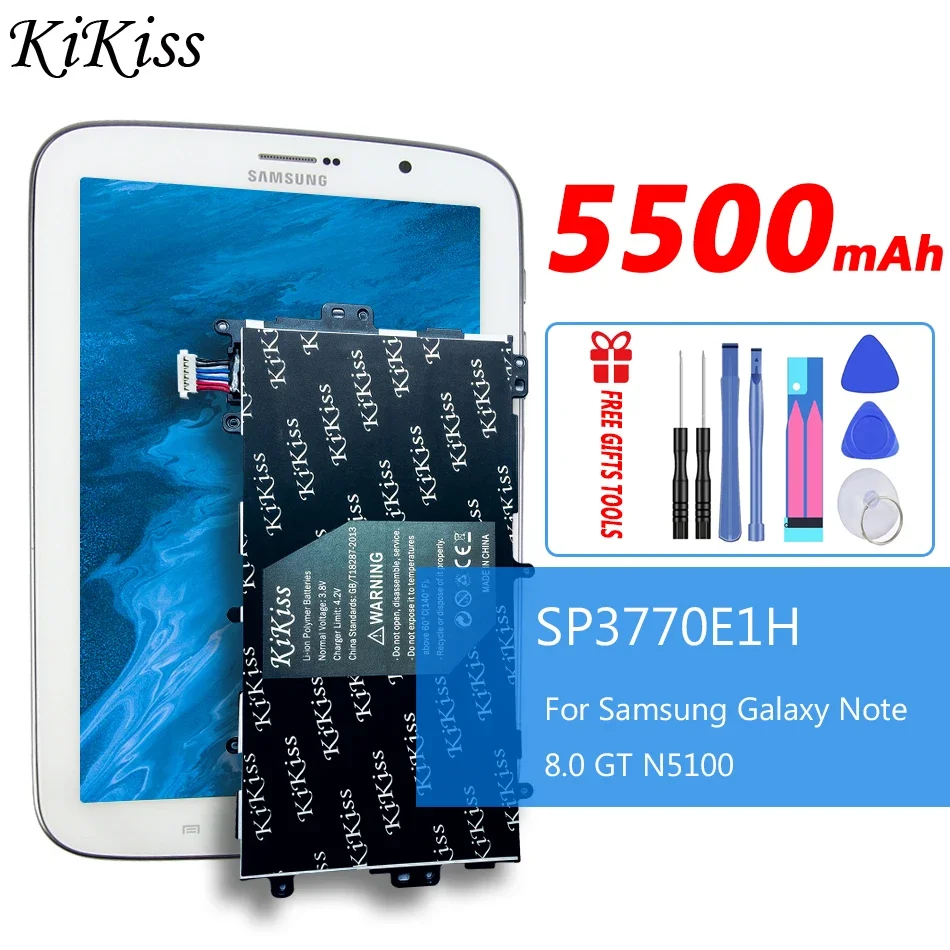 

Аккумулятор для Samsung Galaxy Note 8,0 GT N5120 N5100 N5110 GT-N5100 SP3770E1H KiKiss, Сменный аккумулятор для планшета