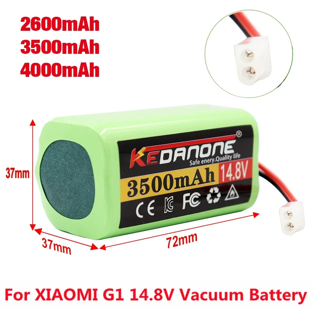 

Original 14.8V 3500mAh Li-ion Battery for Xiaomi G1 MI Robot Vacuum-Mop Essential MJSTG1 Robot Vacuum Cleaner 18650 Battery Pack